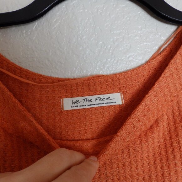 Free People We The Free North Shore Thermal Tunic Long Sleeve size S & M - Picture 6 of 11